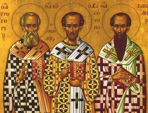 The Three Hierarchs St. Basil the Great, St. Gregory the Theologian and St. John Chrysostom